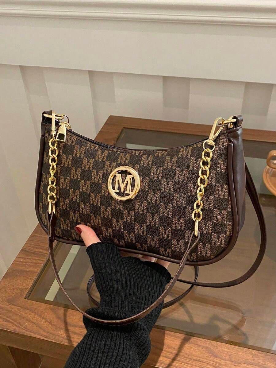Klassieke tas waterdichte m letter print
