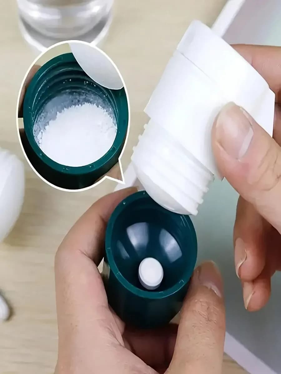 3-in-1 draagbare pillensplitter en -slijper