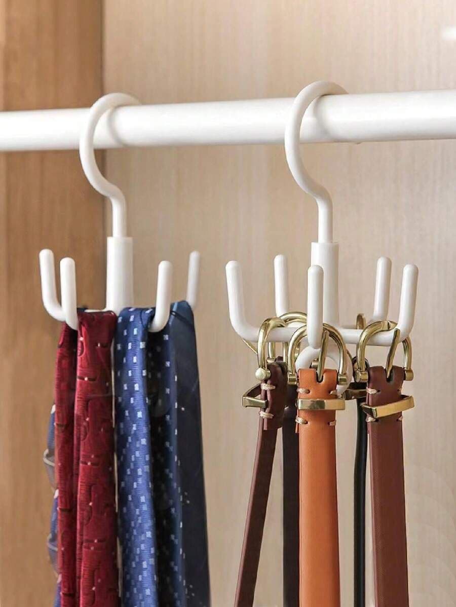2/4 stuks multifunctioneel roterend hangerrek voor kleding