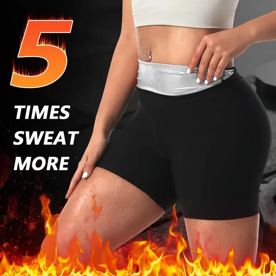  Sauna-sweatbroek ontworpen voor compressietrainingen XL 2ST.