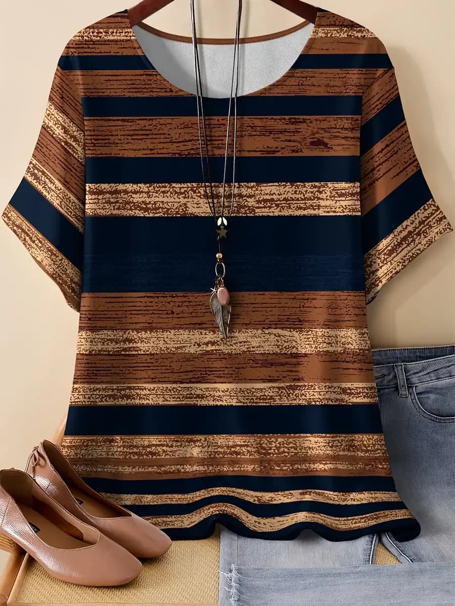 Retro gestreept 2XL