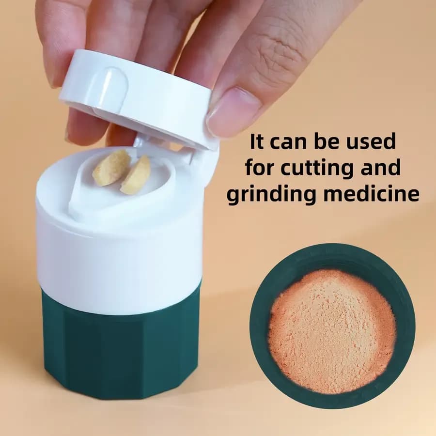 4-in-1 pillensnijder grinder set