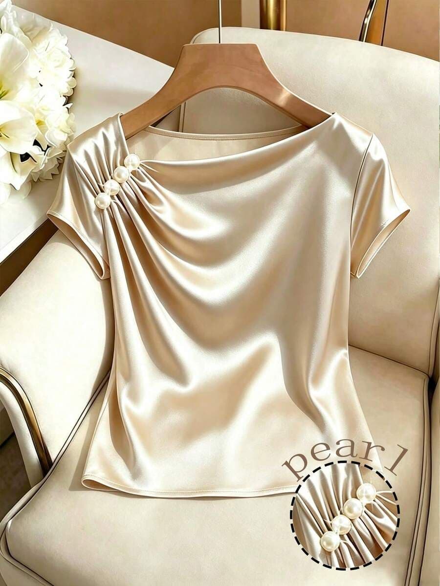 Effen kleur minimalistisch elegant casual S